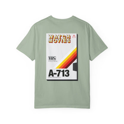 Watch Movies Retro Tee by Watch With Apollo, retro movie lover t-shirt, view 30