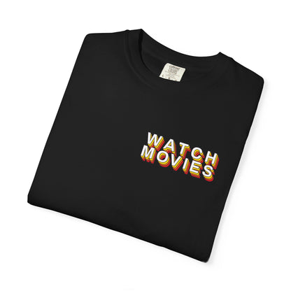 Watch Movies Retro Tee by Watch With Apollo, retro movie lover t-shirt, view 16