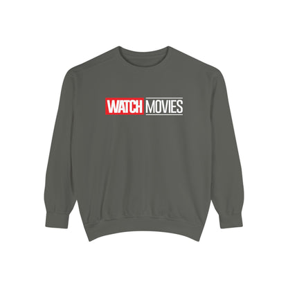 Watch Movies Phase One Sweatshirt by Watch With Apollo, superhero movie parody sweatshirt, view 2