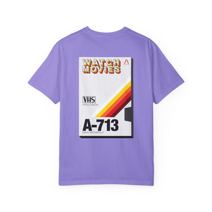 Watch Movies Retro Tee by Watch With Apollo, retro movie lover t-shirt, view 48