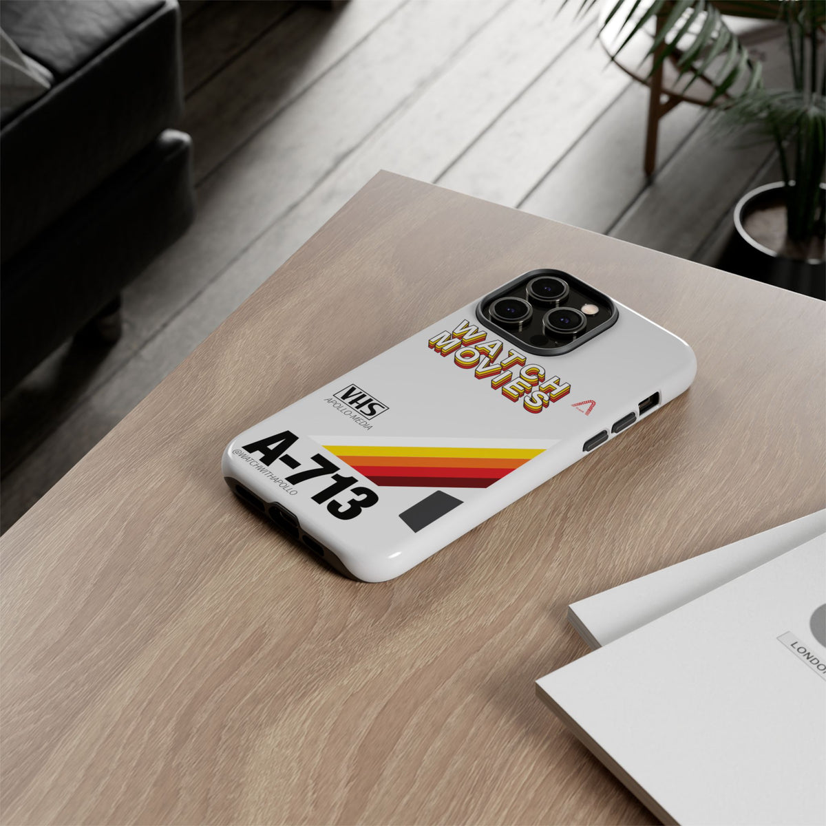 Watch Movies Retro Phone Case by Watch With Apollo, retro movie iPhone case, view 38