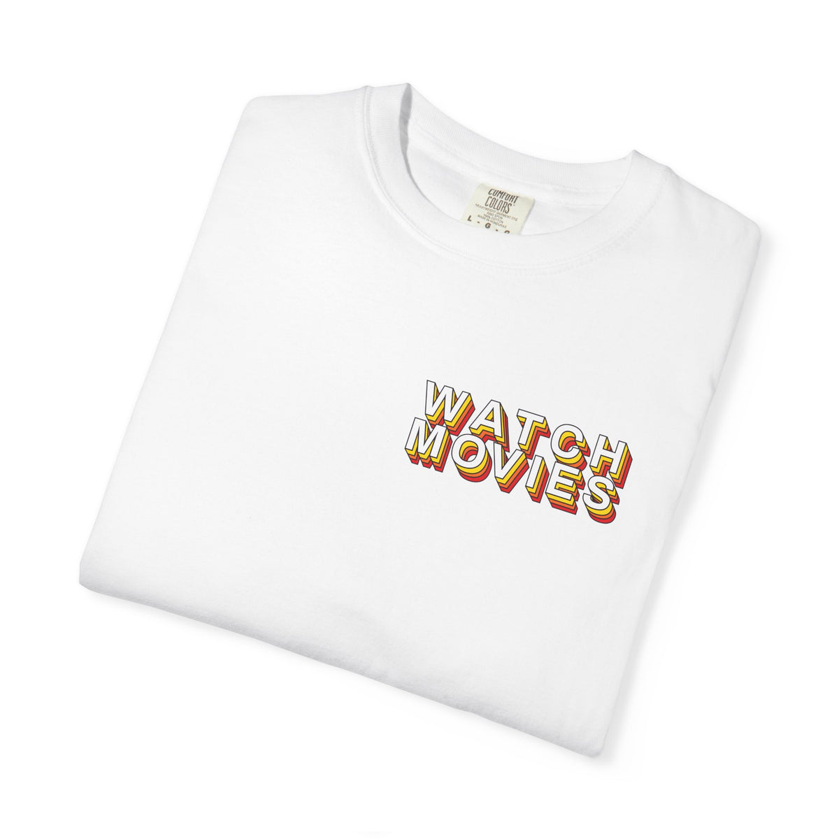 Watch Movies Retro Tee by Watch With Apollo, retro movie lover t-shirt, view 18