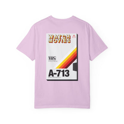 Watch Movies Retro Tee by Watch With Apollo, retro movie lover t-shirt, view 51