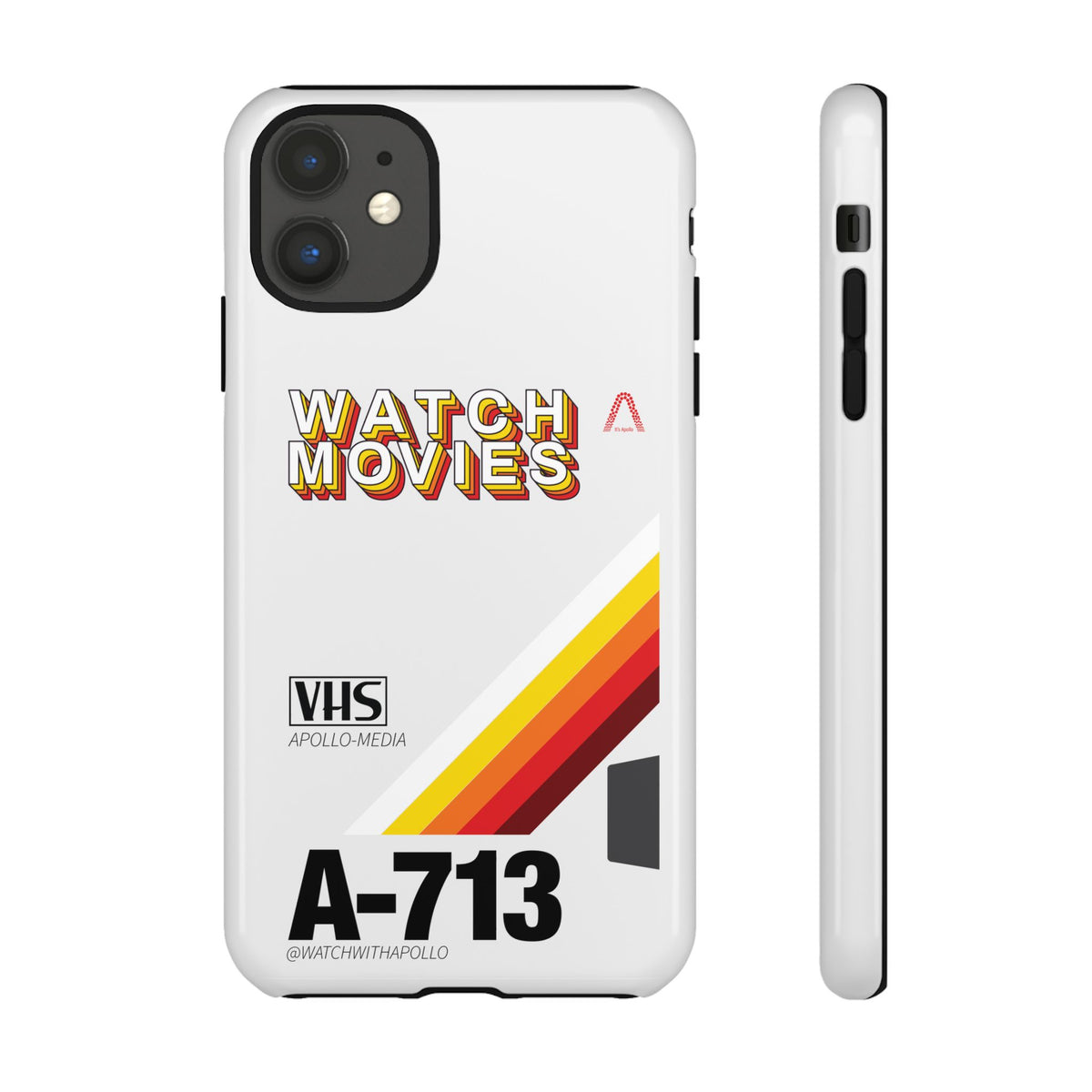 Watch Movies Retro Phone Case by Watch With Apollo, retro movie iPhone case, view 6