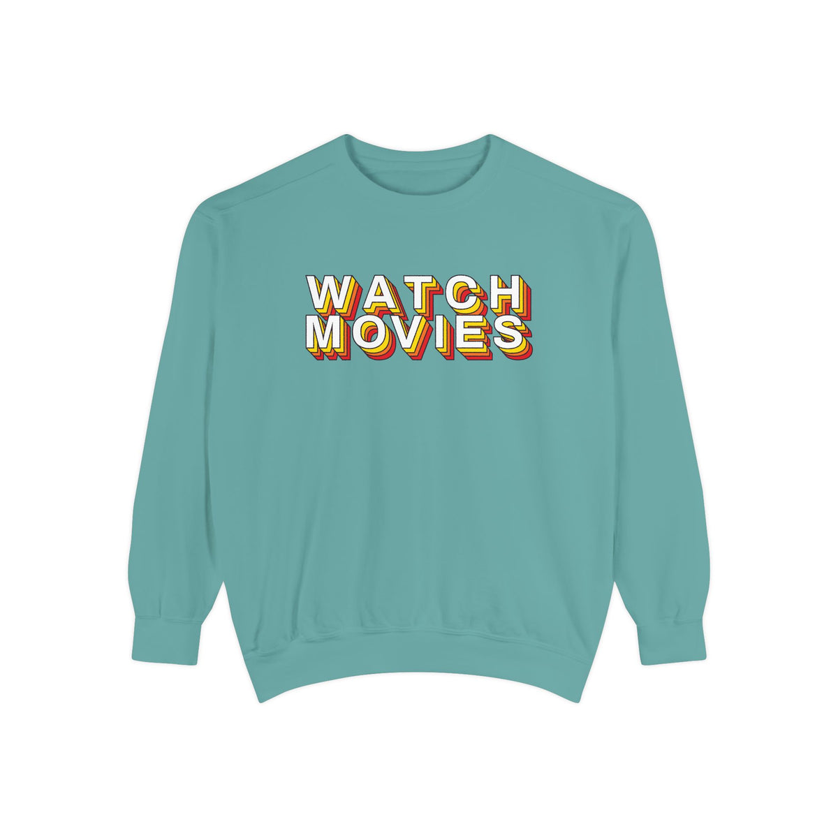 Watch Movies Retro Sweatshirt by Watch With Apollo, retro movie crewneck, view 11