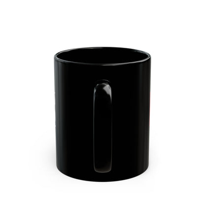 Watch Movies Phase One Black Mug by Watch With Apollo, superhero movie parody mug, view 5
