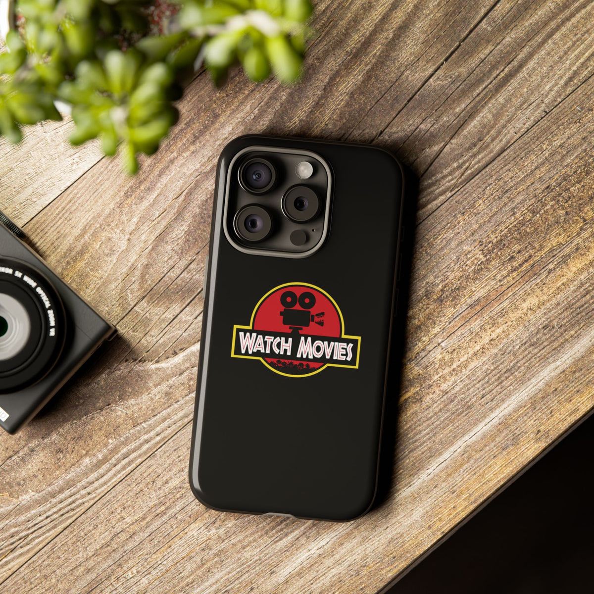 Find A Way To Watch Movies Phone Case by Watch With Apollo, dinosaur movie parody iPhone case, view 29
