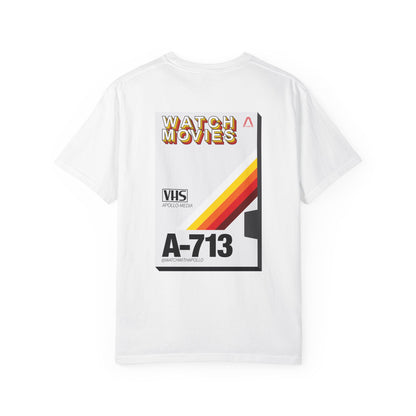 Watch Movies Retro Tee by Watch With Apollo, retro movie lover t-shirt, view 19