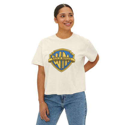 Watch Movies Brother Boxy Tee by Watch With Apollo, women's classic Hollywood parody tee, view 8
