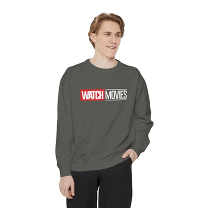 Watch Movies Phase One Sweatshirt by Watch With Apollo, superhero movie parody sweatshirt, view 5