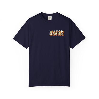 Watch Movies Retro Tee by Watch With Apollo, retro movie lover t-shirt, view 12
