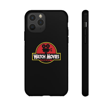 Find A Way To Watch Movies Phone Case by Watch With Apollo, dinosaur movie parody iPhone case, view 13