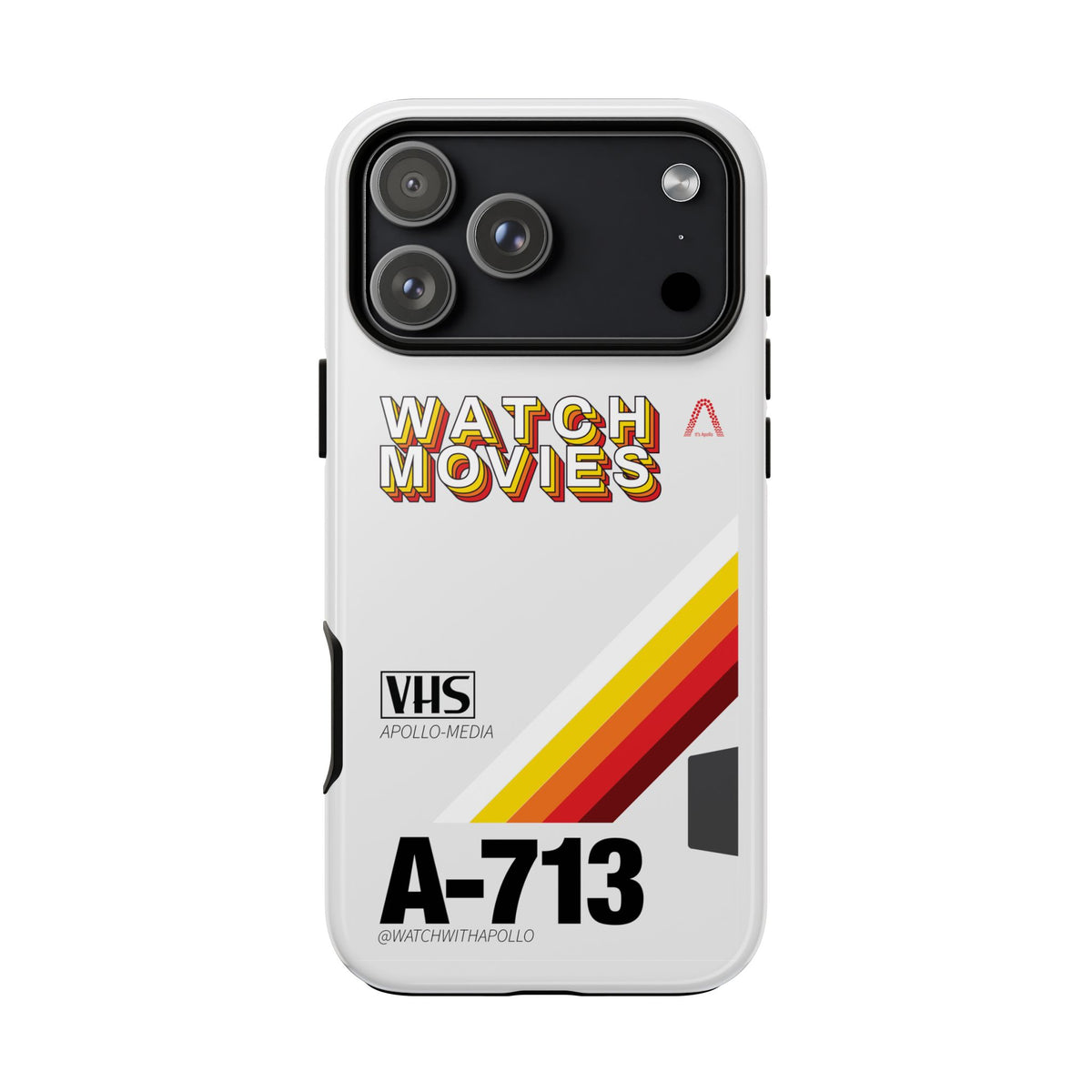 Watch Movies Retro Phone Case by Watch With Apollo, retro movie iPhone case