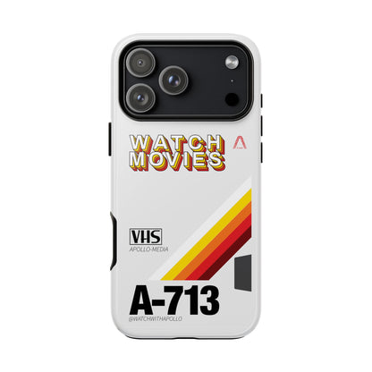 Watch Movies Retro Phone Case by Watch With Apollo, retro movie iPhone case