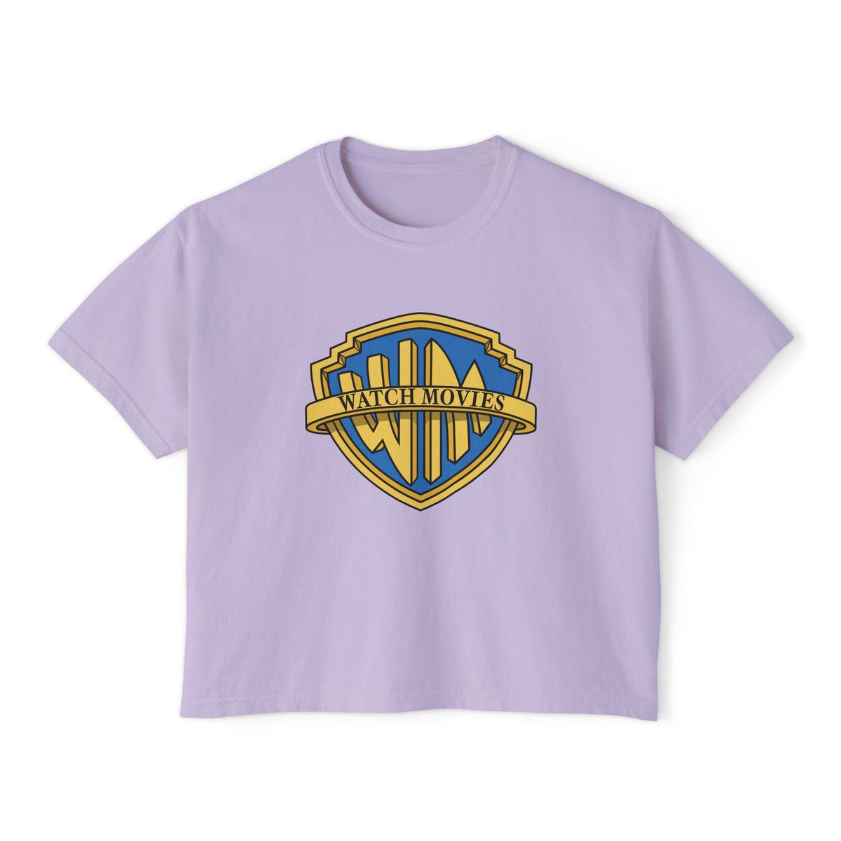 Watch Movies Brother Boxy Tee by Watch With Apollo, women's classic Hollywood parody tee, view 7