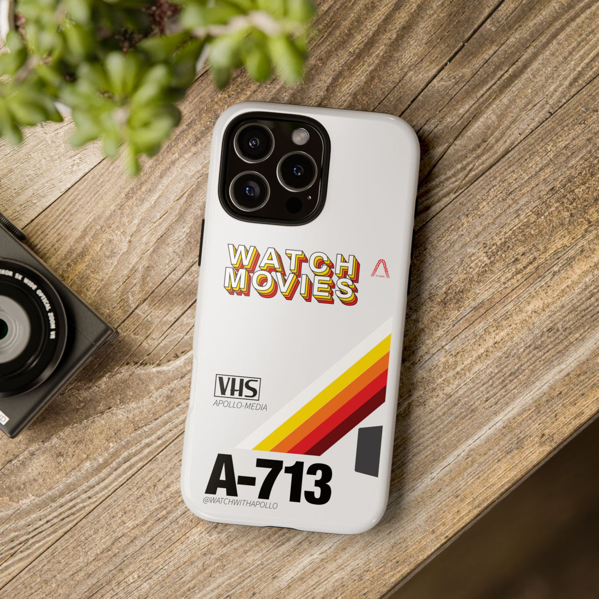 Watch Movies Retro Phone Case by Watch With Apollo, retro movie iPhone case, view 35