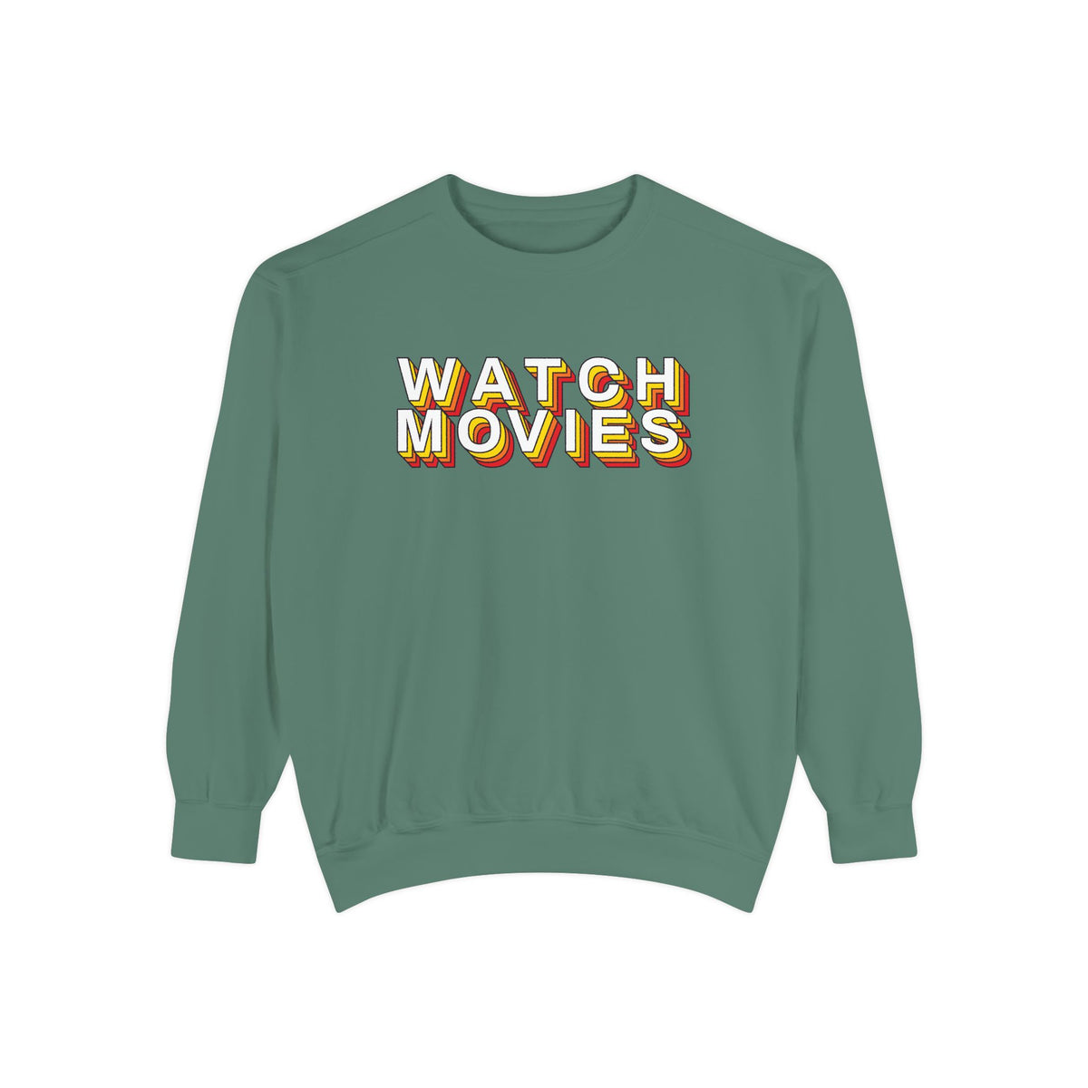 Watch Movies Retro Sweatshirt by Watch With Apollo, retro movie crewneck, view 10