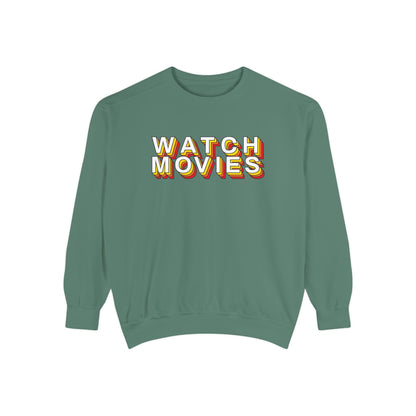 Watch Movies Retro Sweatshirt by Watch With Apollo, retro movie crewneck, view 10