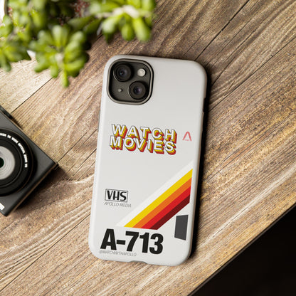 Watch Movies Retro Phone Case by Watch With Apollo, retro movie iPhone case, view 40
