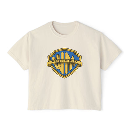 Watch Movies Brother Boxy Tee by Watch With Apollo, women's classic Hollywood parody tee