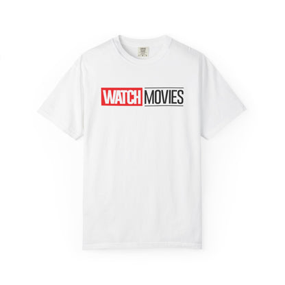 Watch Movies Super Variant Tee by Watch With Apollo, Comfort Colors garment-dyed movie T-shirt