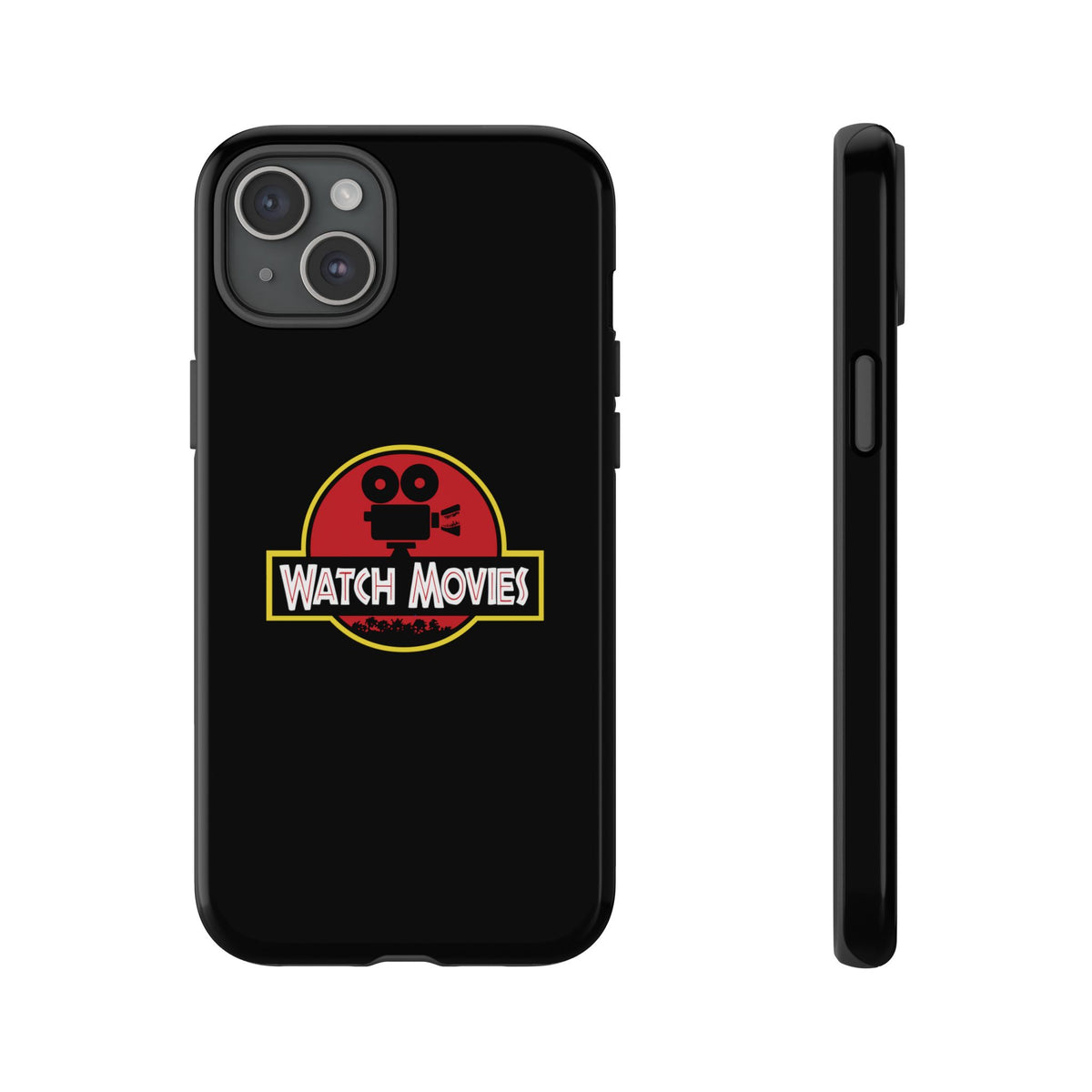 Find A Way To Watch Movies Phone Case by Watch With Apollo, dinosaur movie parody iPhone case, view 8