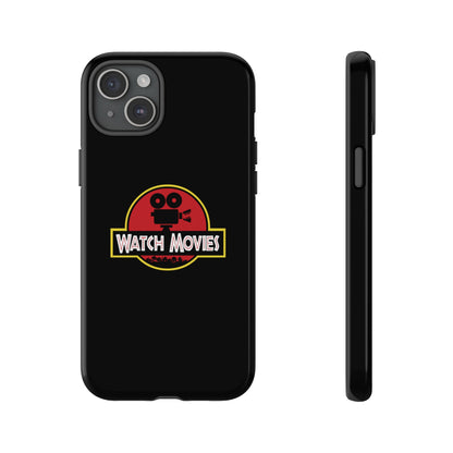 Find A Way To Watch Movies Phone Case by Watch With Apollo, dinosaur movie parody iPhone case, view 8