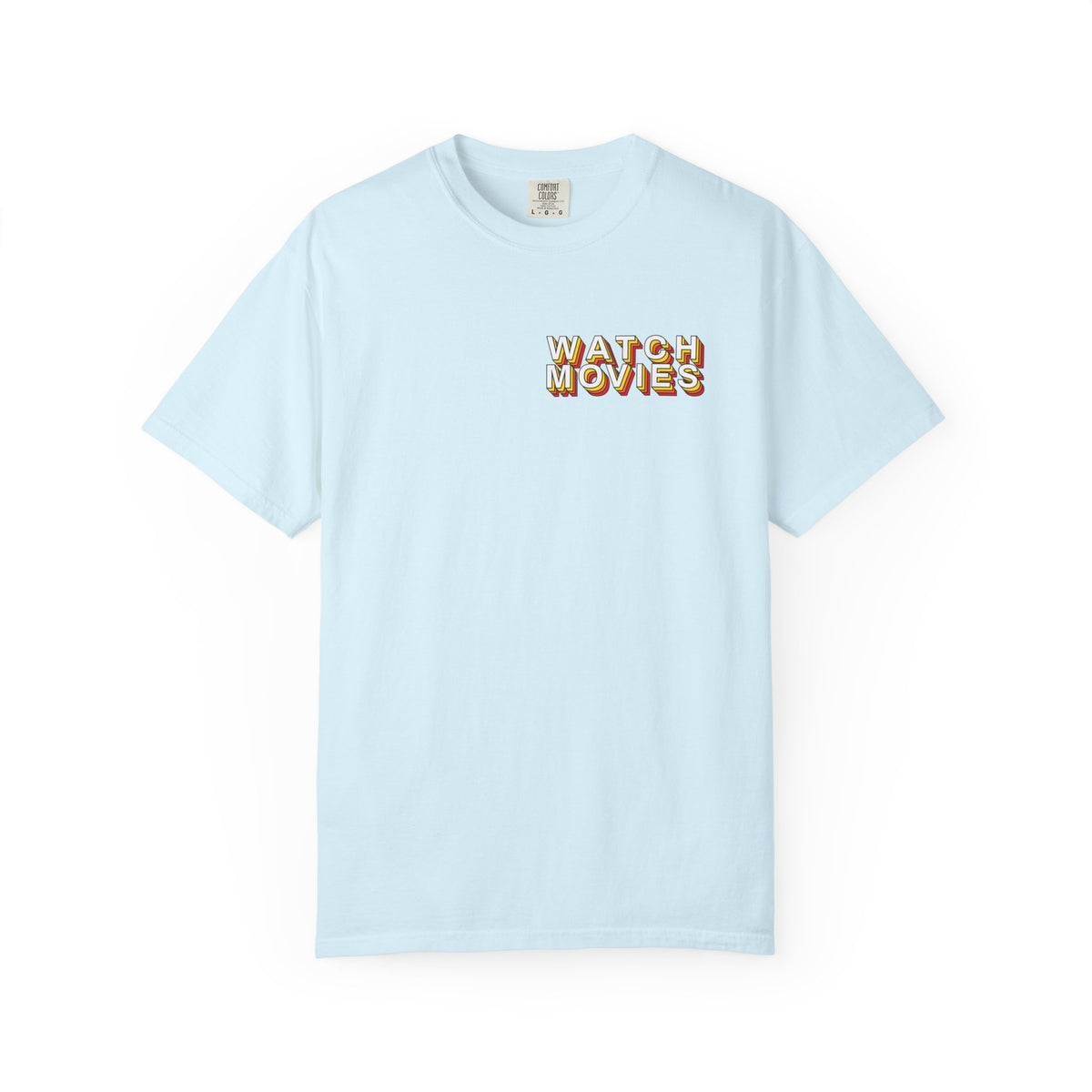 Watch Movies Retro Tee by Watch With Apollo, retro movie lover t-shirt, view 10