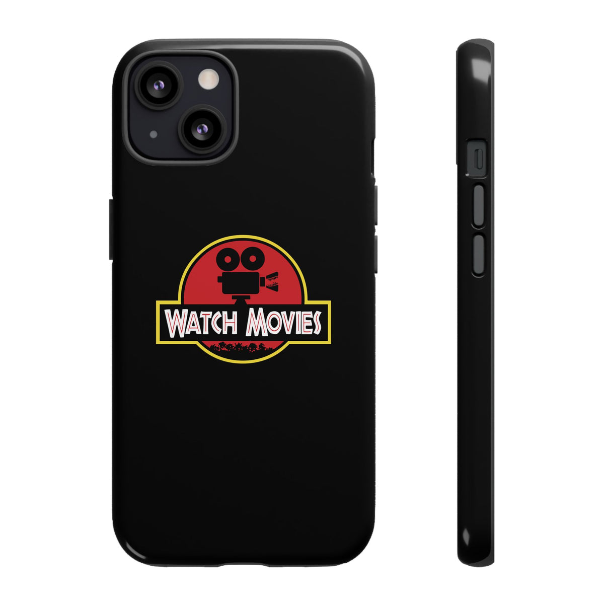 Find A Way To Watch Movies Phone Case by Watch With Apollo, dinosaur movie parody iPhone case, view 25