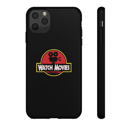 Find A Way To Watch Movies Phone Case by Watch With Apollo, dinosaur movie parody iPhone case, view 22