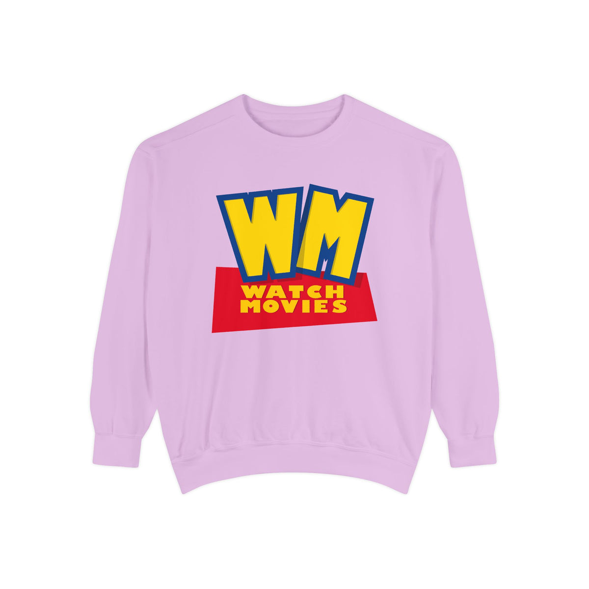 Watch Movies Toy Box Sweatshirt by Watch With Apollo, animated movie parody sweatshirt, view 7