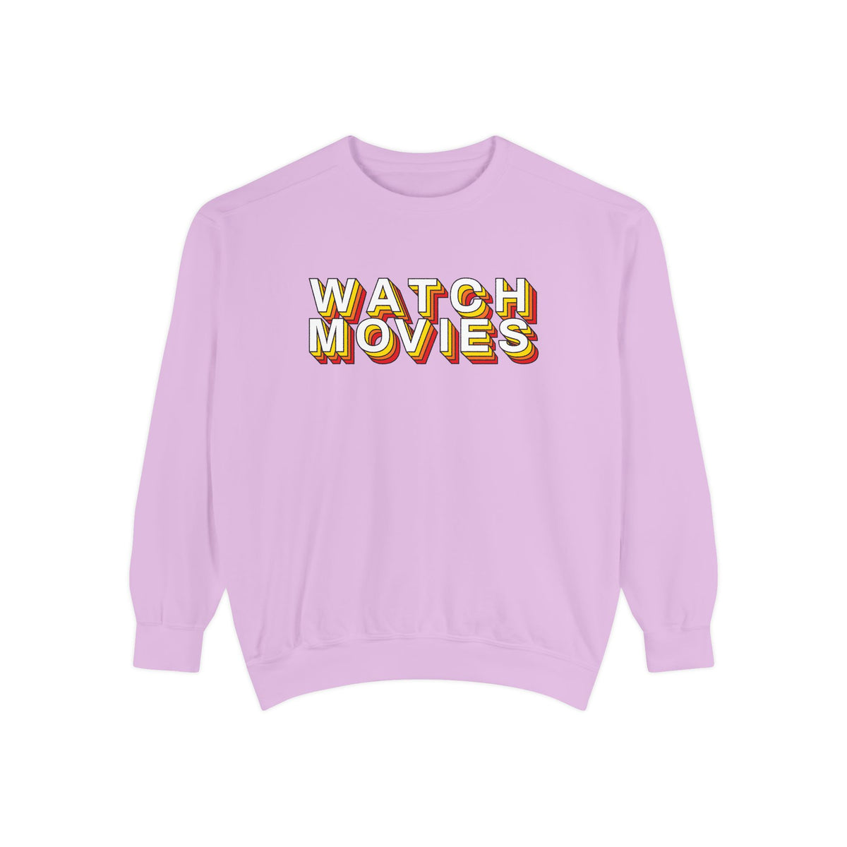 Watch Movies Retro Sweatshirt by Watch With Apollo, retro movie crewneck, view 6