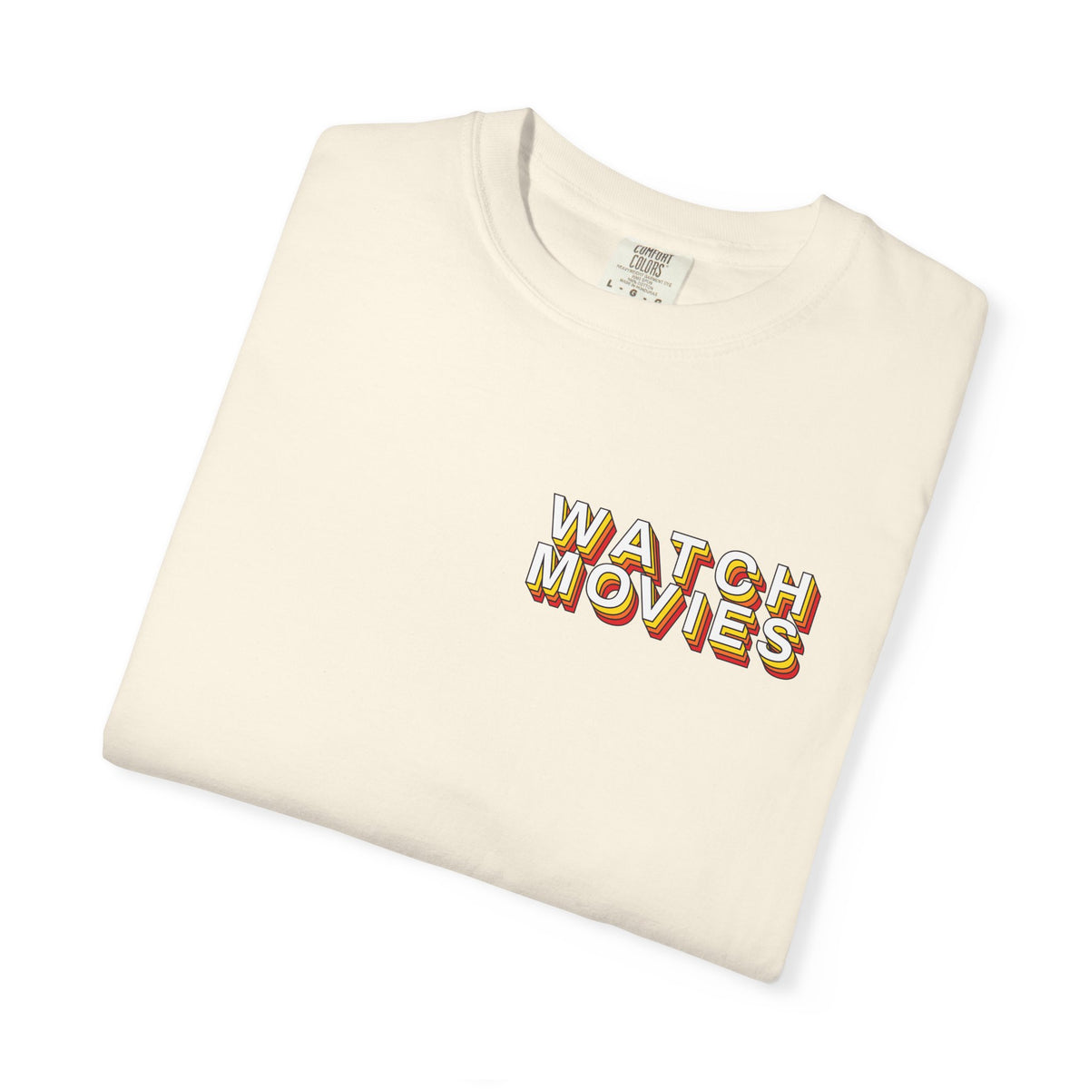 Watch Movies Retro Tee by Watch With Apollo, retro movie lover t-shirt, view 20