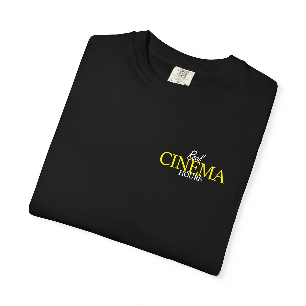Real Cinema Hours Tee by Watch With Apollo, movie theater lover t-shirt, view 11