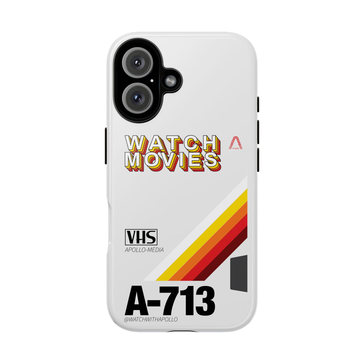 Watch Movies Retro Phone Case by Watch With Apollo, retro movie iPhone case, view 15
