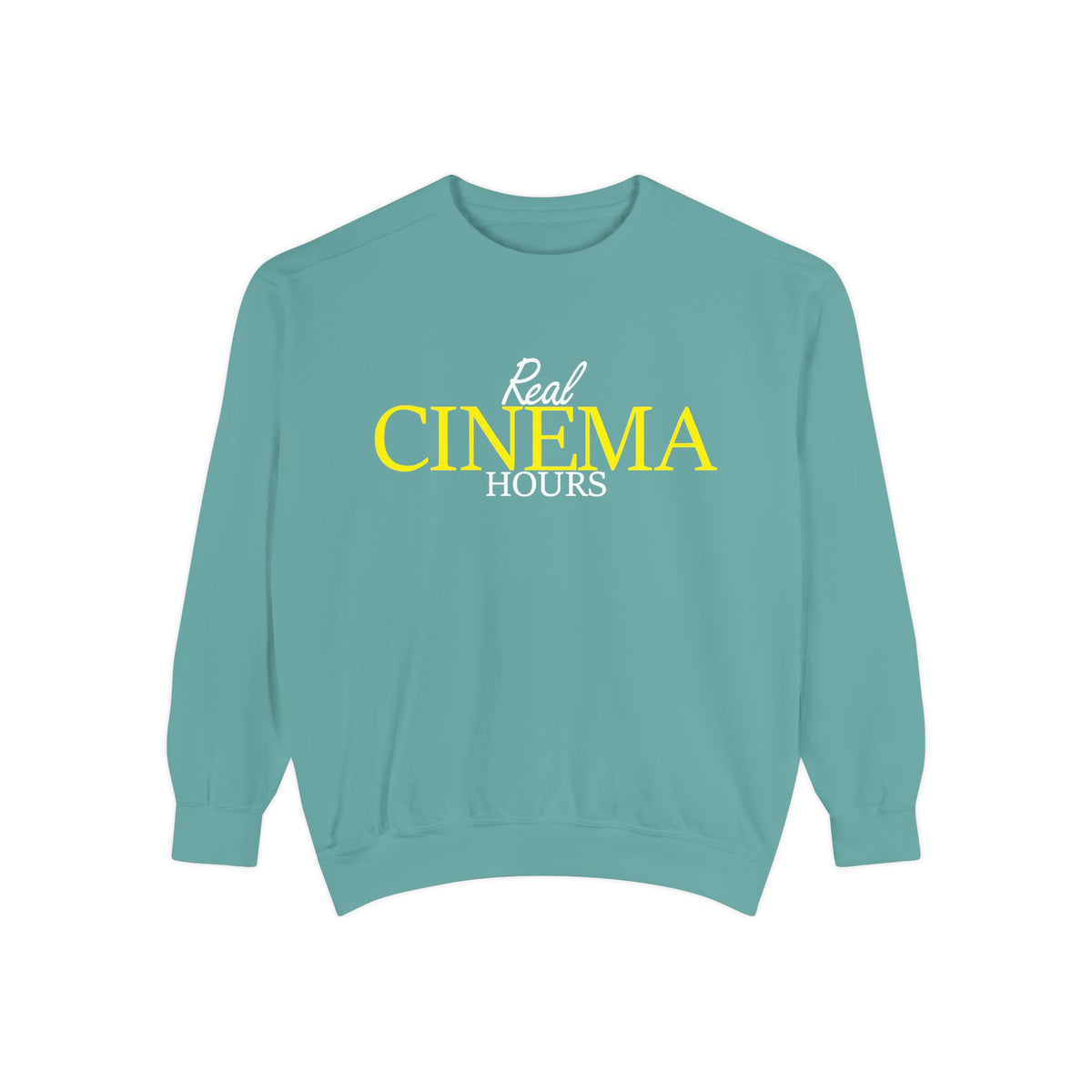 Real Cinema Hours Sweatshirt by Watch With Apollo, movie theater crewneck, view 6