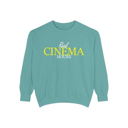 Real Cinema Hours Sweatshirt by Watch With Apollo, movie theater crewneck, view 6