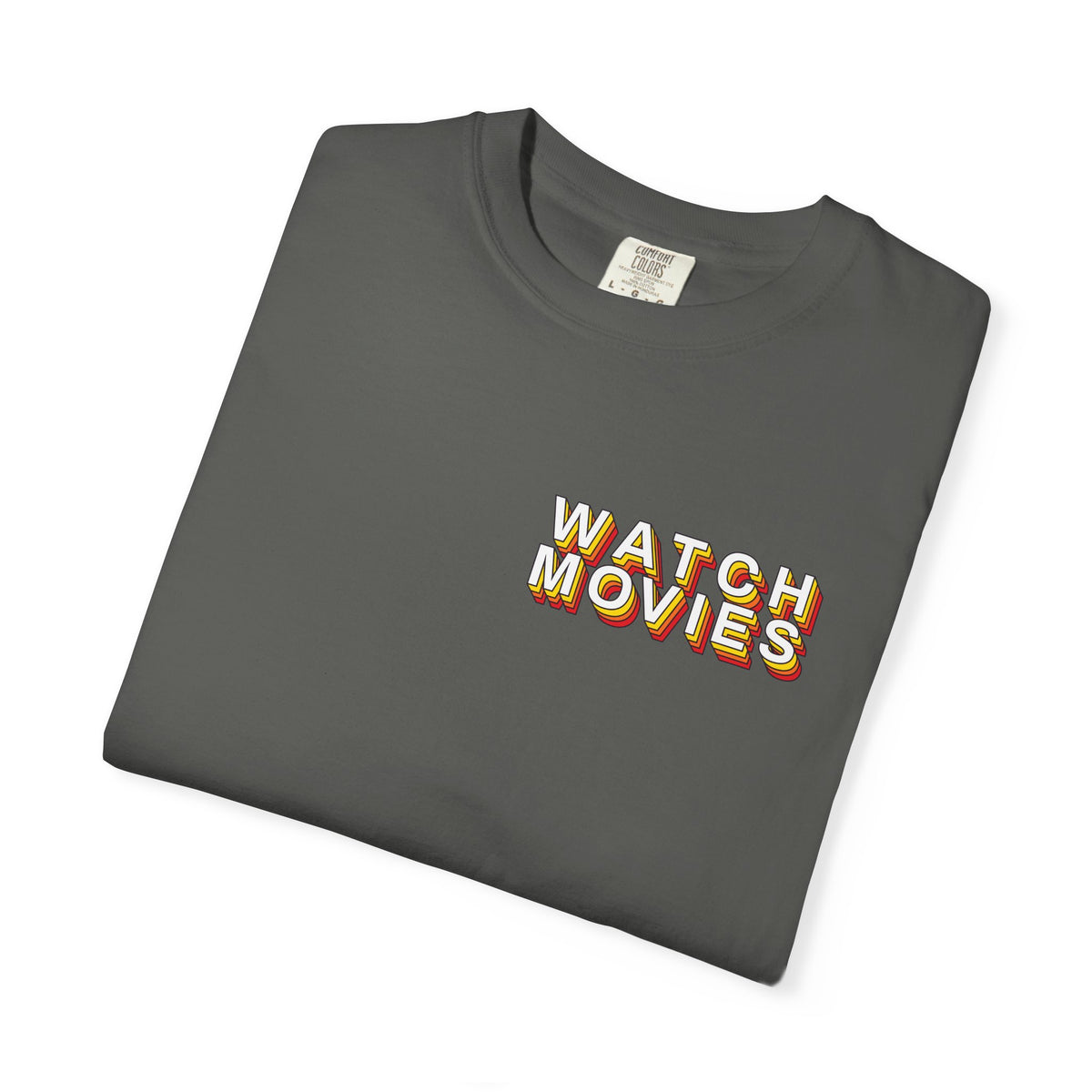 Watch Movies Retro Tee by Watch With Apollo, retro movie lover t-shirt, view 25