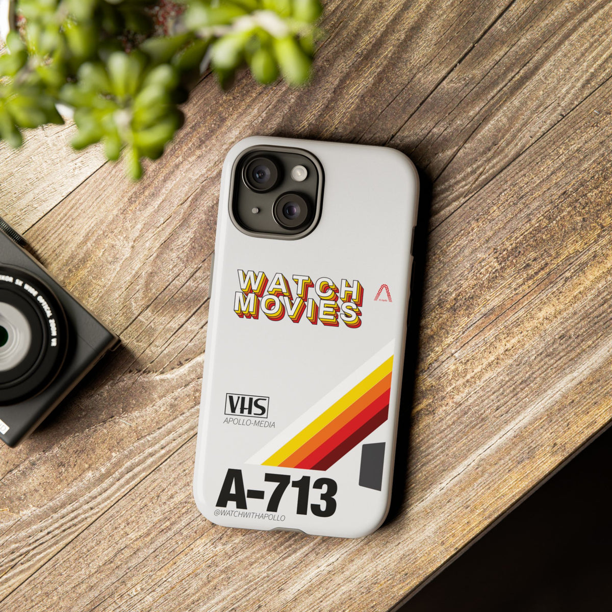 Watch Movies Retro Phone Case by Watch With Apollo, retro movie iPhone case, view 57
