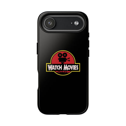 Find A Way To Watch Movies Phone Case by Watch With Apollo, dinosaur movie parody iPhone case, view 10