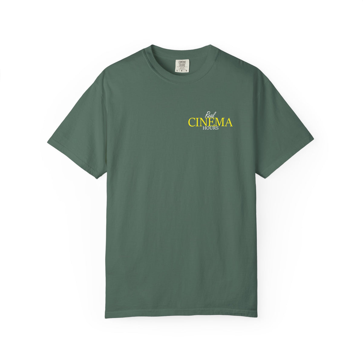 Real Cinema Hours Tee by Watch With Apollo, movie theater lover t-shirt