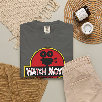 Find A Way To Watch Movies Tee by Watch With Apollo, Comfort Colors garment-dyed movie T-shirt, view 16