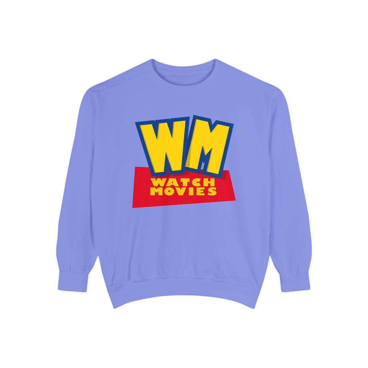 Watch Movies Toy Box Sweatshirt by Watch With Apollo, animated movie parody sweatshirt, view 6