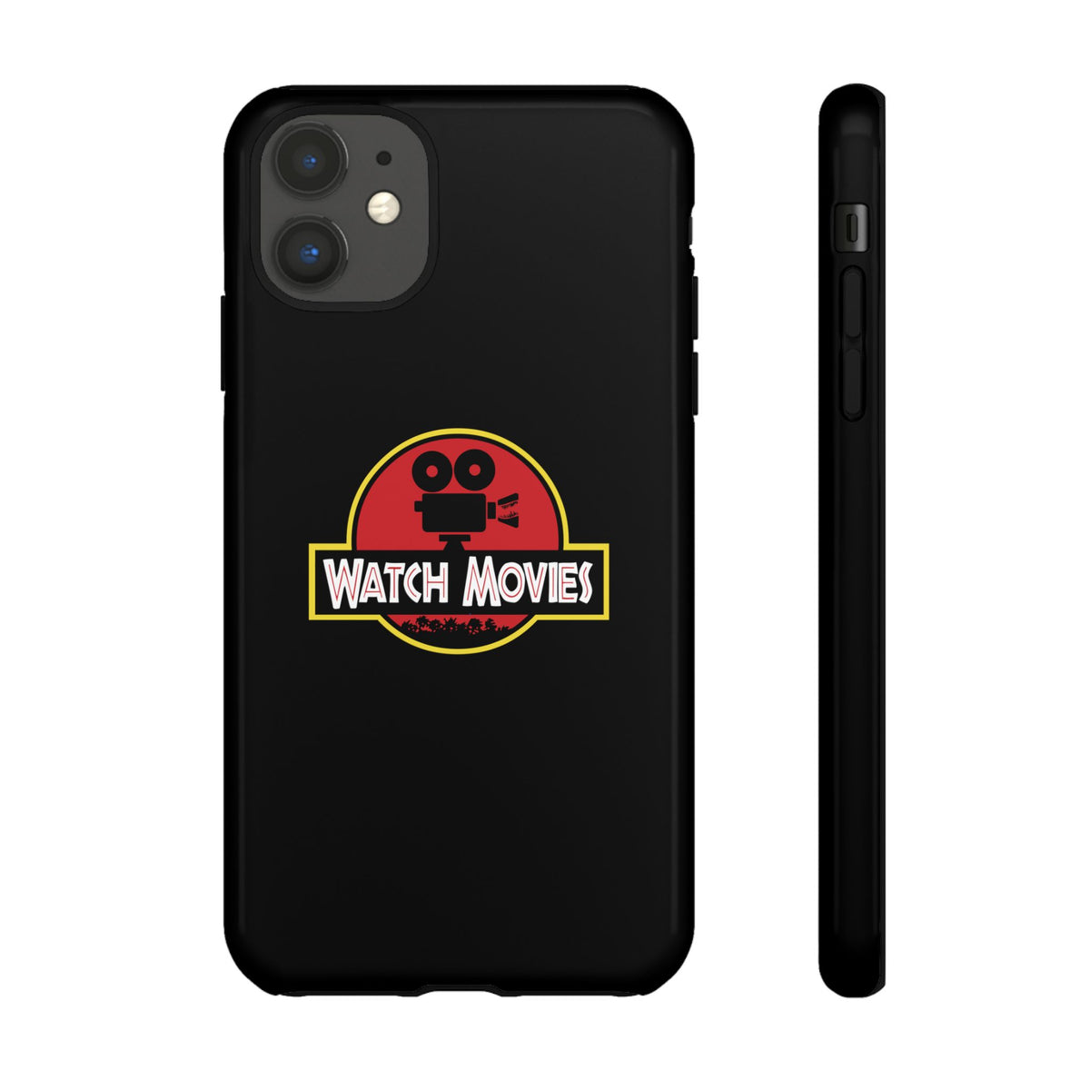 Find A Way To Watch Movies Phone Case by Watch With Apollo, dinosaur movie parody iPhone case, view 5