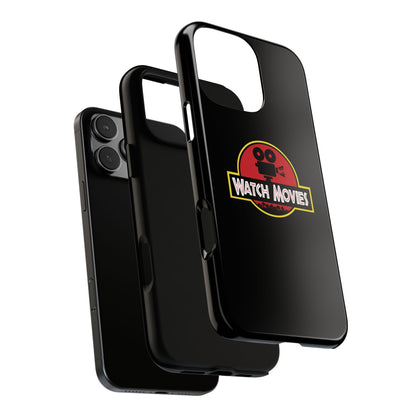 Find A Way To Watch Movies Phone Case by Watch With Apollo, dinosaur movie parody iPhone case, view 34