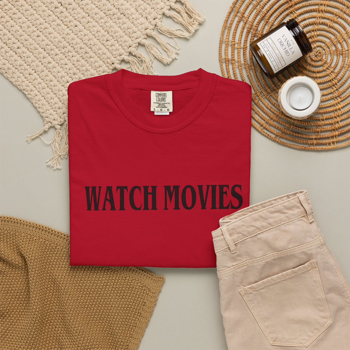 Watch Movies Savage Tee by Watch With Apollo, movie parody T-shirt, view 3