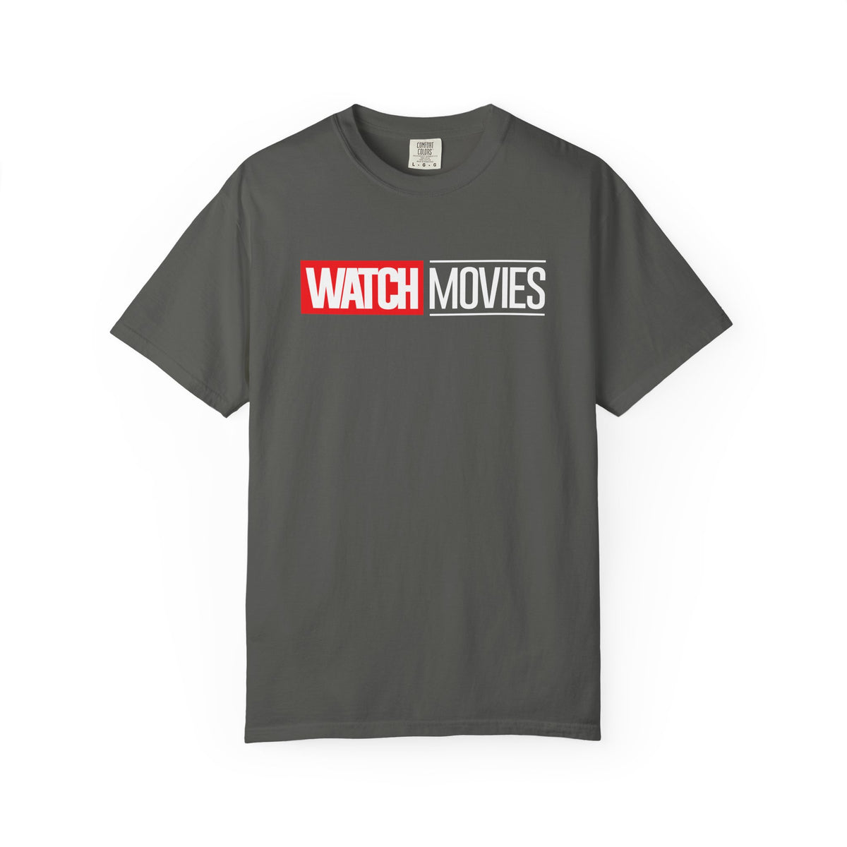 Watch Movies Phase One Tee by Watch With Apollo, superhero movie parody T-shirt, view 7