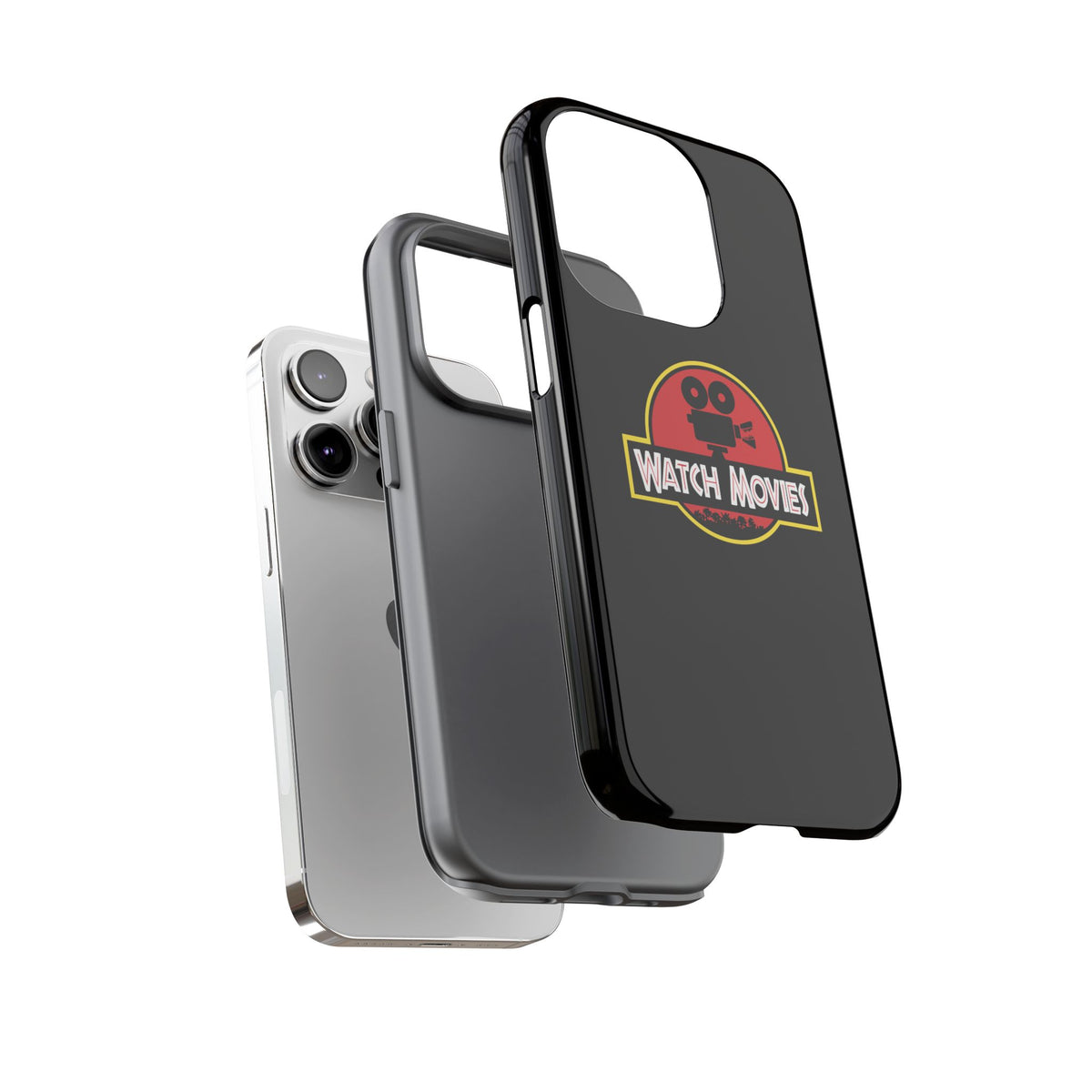 Find A Way To Watch Movies Phone Case by Watch With Apollo, dinosaur movie parody iPhone case, view 31