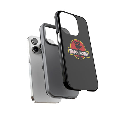 Find A Way To Watch Movies Phone Case by Watch With Apollo, dinosaur movie parody iPhone case, view 31