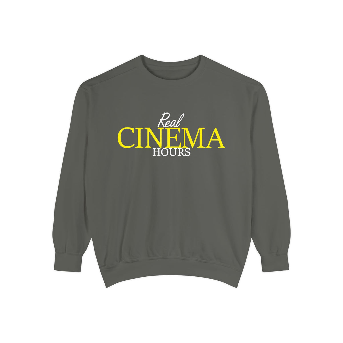 Real Cinema Hours Sweatshirt by Watch With Apollo, movie theater crewneck, view 5